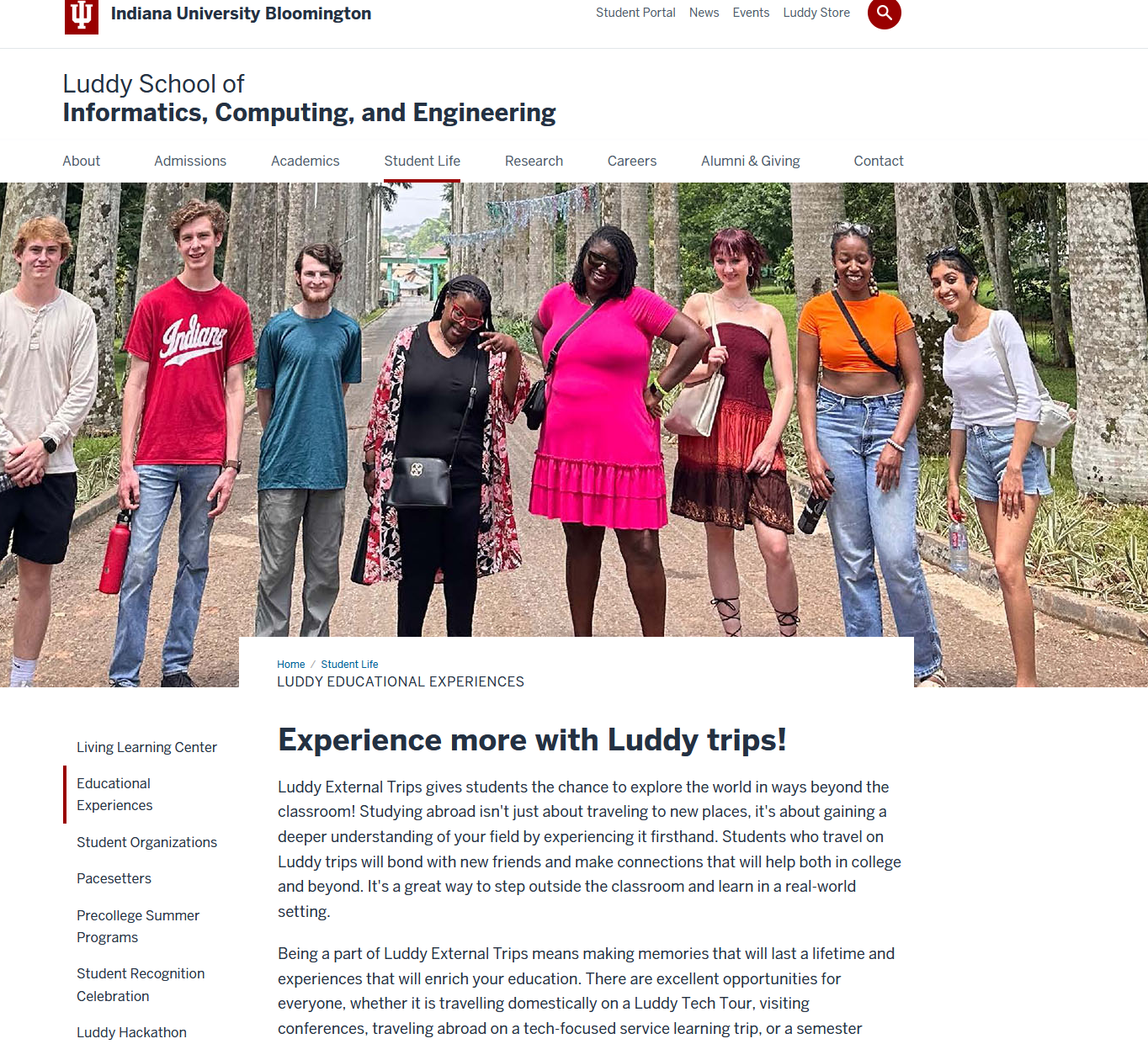 Luddy Education Abroad Intern (2024-2025)